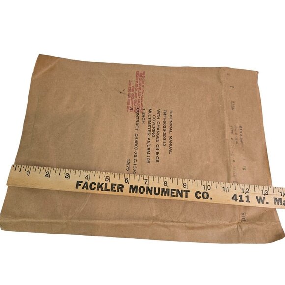 TM 11-6625-203-12. Operation Maintenance of Multimeter AN/URM-105 Sealed Package - Picture 6 of 7